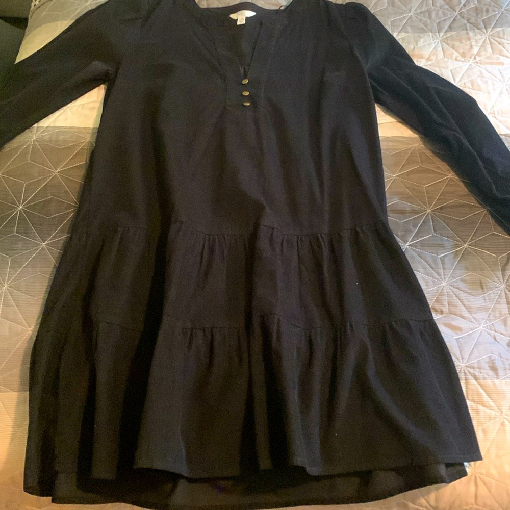 Corduroy, long sleeved dress
